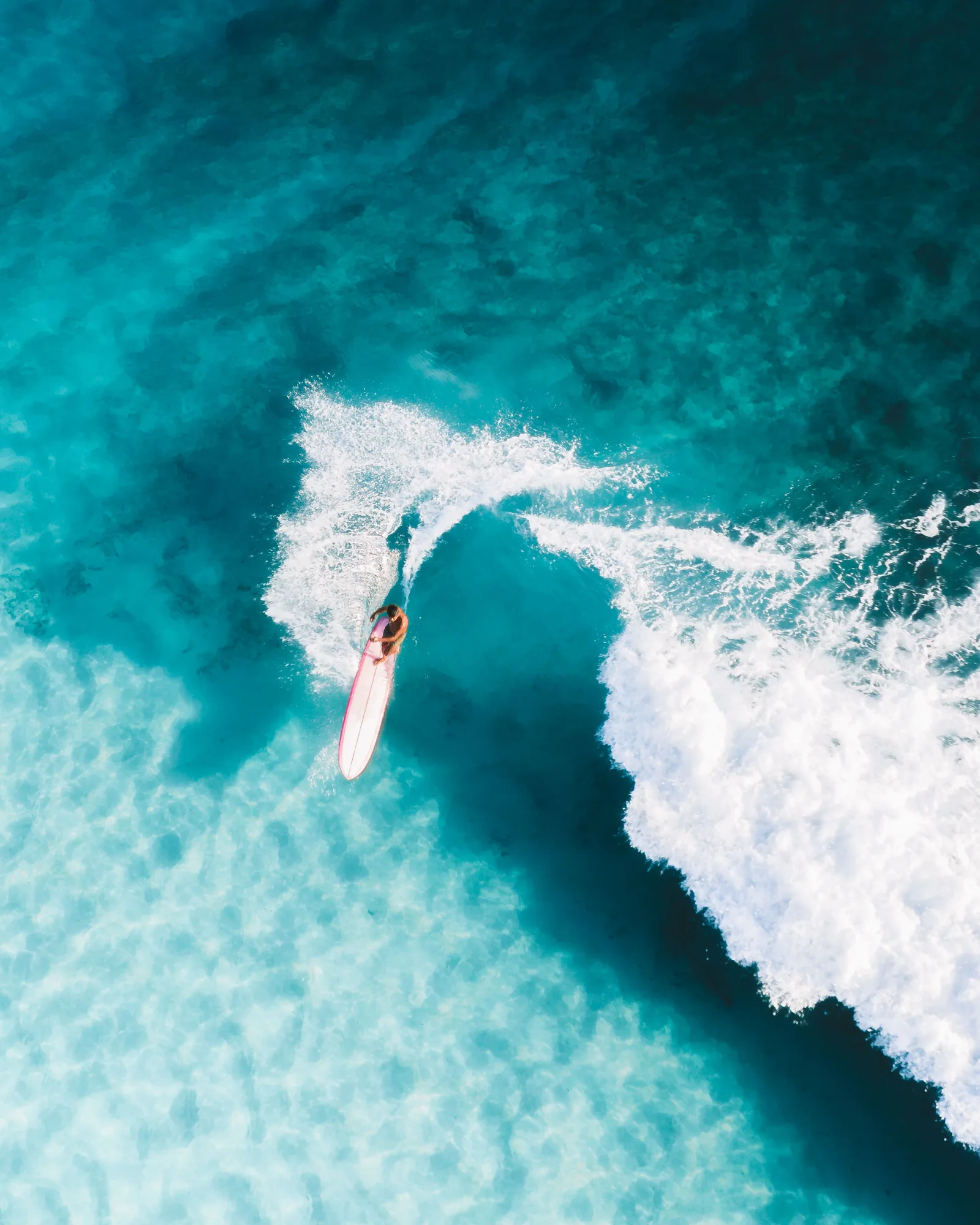 Surfing in Uluwatu